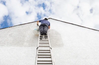 Peinture extérieure à la Fresnais — façades et ravalement